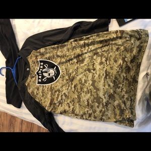 Oakland raider - salute to service L/S